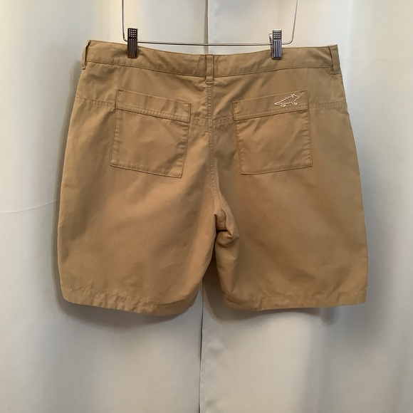 Horny Toad Shorts Women’s Size 12 Cotton, Zipper, Pockets High Waist Tan - Picture 11 of 12